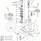 XR-6 0G303046 THRU 0G760299 Gear housing(driveshaft-standard-s / n-0g437999 & below)