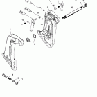 XR-6 0G303046 THRU 0G760299 Transom brackets(s / n-0g590000 & up)