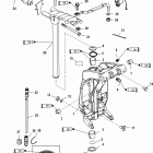 XR-6 0G960500 THRU 1B226999 Поворотный кронштейн и рычаг рулевого управления