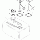 XR10 0G760300 THRU 0T979999 Топливный бак в сборе (6.6 галлонов)