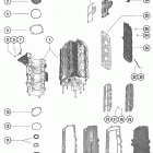 80 (4 CYL.) 4831999 THRU 5582561 End caps, manifold and exhaust cover