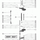 80 (4 CYL.) 5582562 THRU 6432900 Clamp bracket and reverse lock (short shaft)
