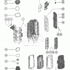 80 (4 CYL.) 5582562 THRU 6432900 End caps, manifold and exhaust cover