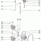 80 (4 CYL.) 7110998 THRU 7146212 Приводная штанга карбюратора