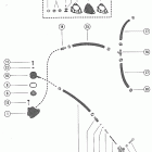 80 (4 CYL.) 7110998 THRU 7146212 Fuel pump and fuel lines