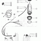 80 (4 CYL.) 8067015 AND UP Starter motor and wiring harness