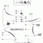85 (4 CYL.) 3493913 THRU 4366801 Fuel pump and fuel line assembly (serial group no. 6)