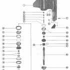 85 (4 CYL.) 4366802 THRU 4831998 Gear housing assembly, complete (serial group #1) (page ...