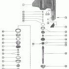 85 (4 CYL.) 7071373 THRU 7110997 Gear housing assembly, complete (serial group #2) (page ...