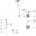 85 (4 CYL.) 8005440 THRU 8043774 Carburetor linkage and choke solenoid
