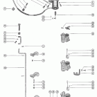 85 (6 CYL.) 1460999 THRU 1766823 Carburetor linkage and choke solenoid