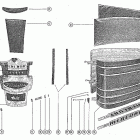 85 (6 CYL.) 1460999 THRU 1766823 Cowling and front cover (engines, serial #164888 and bel...