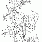 9.8 (2 CYL.)(International) 0N007788 THRU 0N055109 Clamp and swivel brackets