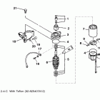9.9 (4-STROKE)(232 cc) 0H000058 THRU 0H016909 Стартер