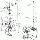 9.9 (4-STROKE)(232 cc) 0H000058 THRU 0H016909 Корпус редуктора, (вал гребного винта) (2.00:1 gear rati...