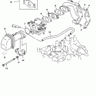 9.9 (4-STROKE)(323 cc) 0G760300 THRU 1B226999 Впускная система