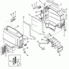90 (3 CYL.) 0C222000 THRU 0D283221 Cowls and front cover
