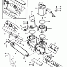 90 (3 CYL.) 0C222000 THRU 0D283221 Power trim components, three ram (design ii )
