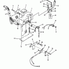 90 (3 CYL.) 0C222000 THRU 0D283221 Steering handle components