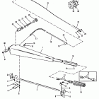 90 (3 CYL.) 0C222000 THRU 0D283221 Steering handle components(with steering arm)
