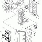 90 (4-STROKE) 0T801000 THRU 1B226999 Впускная система