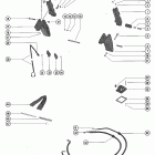 90 (6 CYL.) 5299506 THRU 5594656 Trim cylinders and hydraulic hoses