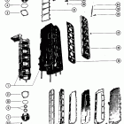 90 (6 CYL.) 5721325 THRU 6436122 End caps, manifold and exhaust covers