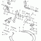 90 (6 CYL.) 5721325 THRU 6436122 Trim cylinders and hydraulic hoses