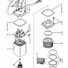 90 (6 CYL.) 6436123 AND UP Power trim pump (eaton rectangular motor)