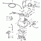 90 (6 CYL.) 7147088 THRU 7208847 Power trim components (with circuit breaker and fuse)