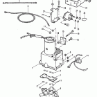 90 (6 CYL.) 7190903 THRU 7208847 Компоненты механизма гидроподъема Power Trim