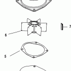 90 DFI (3 CYL.)(1.5L) 1B417702 & Up Water pump kit, jet