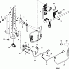 90 EFI (4-STROKE) 1B366823 & Up Electrical plate components, serial number 1b723943 and ...