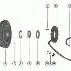 900 (6 CYL.) 1766824 THRU 1869775 Маховик и статор