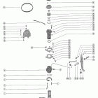 900, 90 4845301 THRU 5299505 Distributor adaptor and vertical linkage