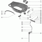900, 90 7111698 THRU 7123762 Bottom cowl and shift linkage