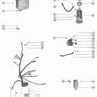 900, 90 7111698 THRU 7123762 Starter motor, starter solenoid, rectifier and wiring ha...