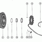 950 (6 CYL.) 1869776 THRU 2318585 Маховик и статор