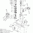 V-115 DFI (2.5L) 0G960500 THRU 0T178499 Корпус редуктора, вертикальный вал