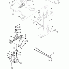 V-115 DFI (2.5L) 0G960500 THRU 0T178499 Рычаг дросселя и вал механизма переключения передач