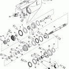 V-135 DFI (2.5L) 0G960500 THRU 0T178499 Корпус редуктора, вал гребного винта - обратное вращение