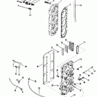 V-150 0C100861 THRU 0C239552 Блок лепестковых клапанов и головка блока