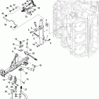 V-150 DFI (2.5L) 0T801000 THRU 1B226999 Рычаг дросселя и вал механизма переключения передач