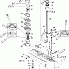 V-150 DFI (2.5L) 1B227000 THRU 1B417701 Корпус редуктора, вертикальный вал