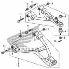 TRX420TM Front arm (2wd)