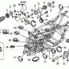 TRX500FE Рама