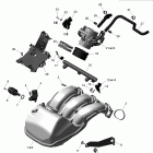 MX Z TNT 1200 Коллектор воздухозаборника и корпус дросселя