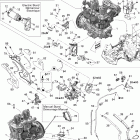 Summit Everest 600HO ETEC 01- engine and engine support 600ho etec