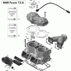 Summit X 800R PTEK Цилиндр и головка