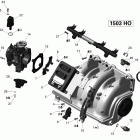 150 Speedster 255, 1 x 255 (1503HO) 02- air intake manifold and throttle body v2